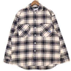 未使用品 POLAR SKATE CO / BIG BOY FLANNEL SHIRT ポーラー スケート カンパニー ビッグボーイ フランネルシャツ 表記サイズM｜safariyshop