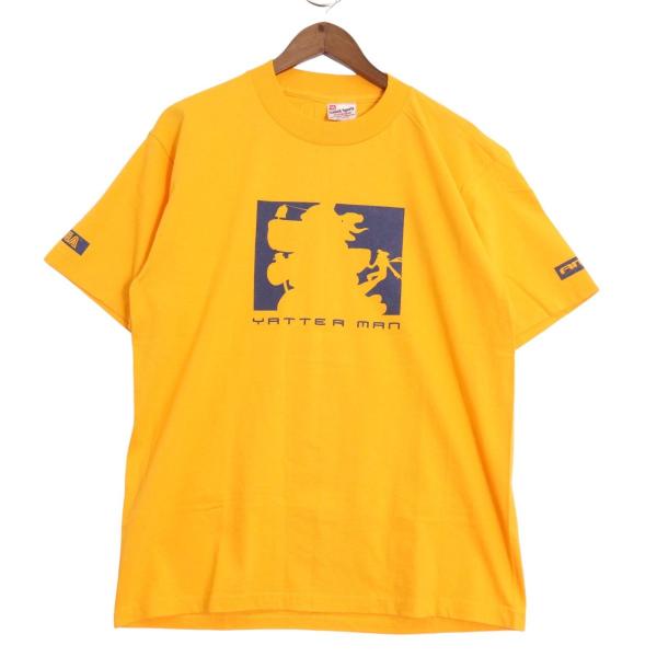 ヤッターマンクルーネック プリント Tシャツ 半袖 カットソー タツノコプロ 表記サイズL