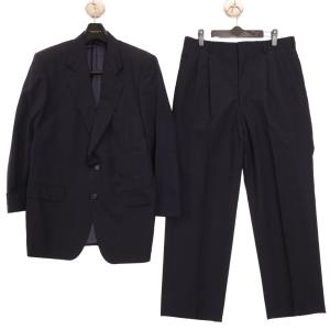 GIEVES&amp;HAWKES ギーブス＆ホークス シャドーストライプ ウール セットアップ スーツ テ...