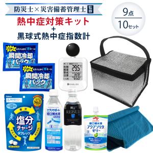 熱中症対策用品 熱中症対策キット 黒球式熱中症指...の商品画像