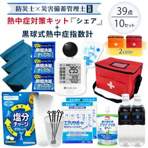 熱中症対策用品 熱中症対策キット シェア 黒球式...の商品画像
