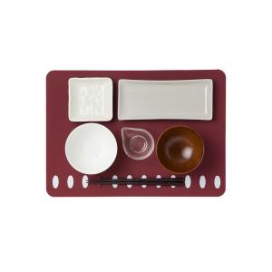 ランチョンマット 2枚セット 箸置き一体型 食...の詳細画像1