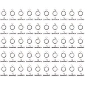 starPG 合金製 デザイン マンテル 10mm 径 50組 ハンドメイド パーツ