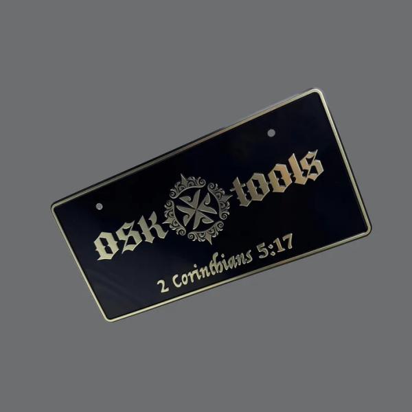 OSKtools ライセンスプレート　日本仕様 / バイク用
