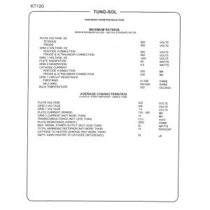 TUNG-SOL KT120 /MP 復刻 タ...の詳細画像2