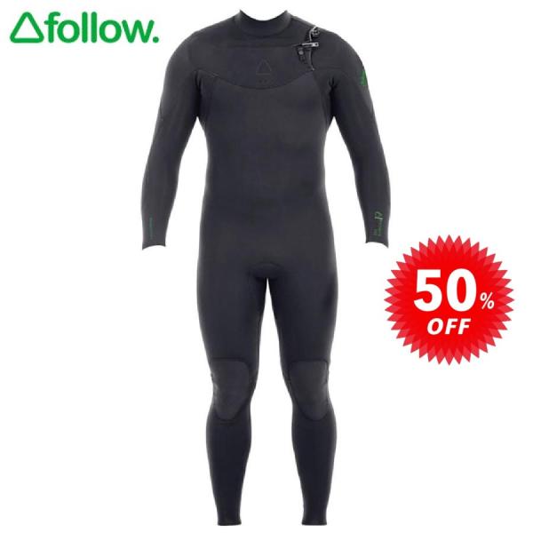 フォロー Follow ウェットスーツ 最終セール 67％オフ 送料無料 S.P.R 4/3MM サ...