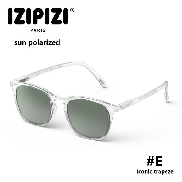 イジピジ IZIPIZI サングラス 偏光レンズ サン ポラライズド #E アイコニックトラペーズ ...