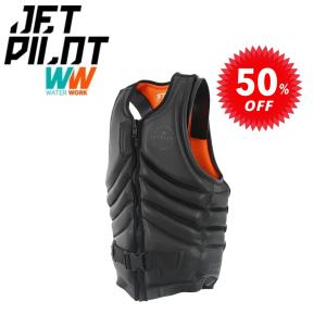 ジェットパイロット JETPILOT ライフジャケット セール 50%オフ 送料無料 カンタム X F/E ベスト JA19306 ブラック S ウェイク サップ