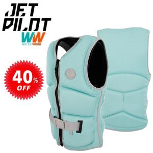 ジェットパイロット JETPILOT ライフジャケット セール 40%オフ 送料無料 アリュール F/E レディース ネオベスト JA20298 ティール 12/L｜sagara-net-marine