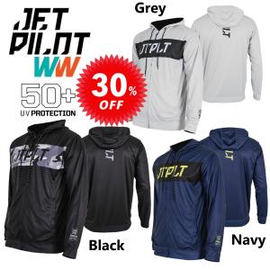 ジェットパイロット JETPILOT ラッシュガード セール 30%オフ RX L/S ジップフロント ラッシュ フーディー JA21613｜sagara-net-marine