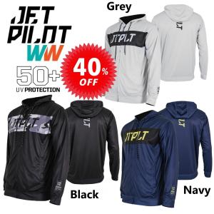 ジェットパイロット JETPILOT ラッシュガード セール 30%オフ RX L/S ジップフロント ラッシュ フーディー JA21613｜sagara-net-marine