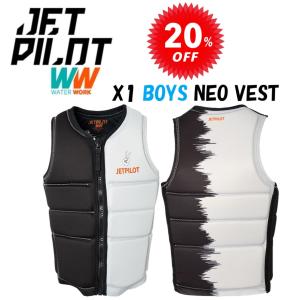 ジェットパイロット JETPILOT キッズ ライフジャケット セール 20%オフ 送料無料 X1 ボーイズ ネオ ベスト JA22300CE 10Y｜sagara-net-marine