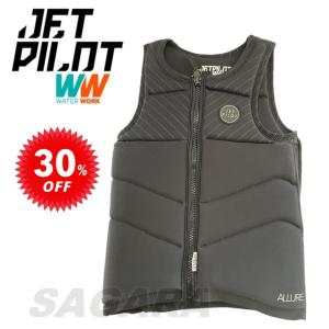 ジェットパイロット JETPILOT ライフジャケット レディース セール 20%オフ 送料無料 アリュール F/E ネオベスト JA22304CE ブラック 10/M｜sagara-net-marine