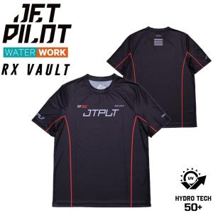 ジェットパイロット JETPILOT 2025 ラッシュガード 半袖 送料無料 RX ボルト L/S ラッシー JA25508 ブラック L｜sagara-net-marine