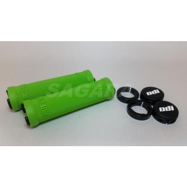 ODI ハンドルグリップ ハードタイプ フランジ無し RUFFIAN Lock-on グリップ ライ...