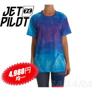 ジェットパイロット JETPILOT Tシャツ 速乾 レディース セール 4980円均一 送料無料 プロシリーズ ハイドロT S17011 ワークアウト サップ｜sagara-net-marine