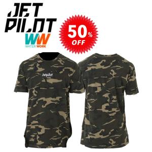 ジェットパイロット JETPILOT Tシャツ セール 50%オフ 送料無料 マリン ブリック メンズ Tシャツ カモ M S19678｜sagara-net-marine