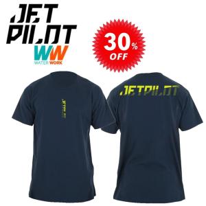 ジェットパイロット JETPILOT Tシャツ セール 30%オフ 送料無料 コープ スプライス メンズ Tシャツ W21601 ネイビー L｜sagara-net-marine