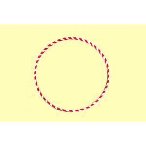 さげもん美草　つるし飾り製作用リング35cm 硬質紙製　紅白布巻