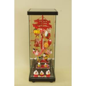 さげもん型つるし雛 (中) 35細工さげ二連毬つるし飾り 雛人形さげ飾り