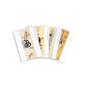 京都産業大学 公式 むすびわざグッズ　ポストカード 図書館所蔵品柄 4種セット 【丸善発送】※むすび...