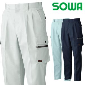 1998 カーゴパンツ ツータック BULL WORKS 桑和 作業服 通年 SOWA T/Cツイル