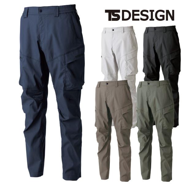 5814 TCNクロスカーゴパンツ TSDESIGN 作業服 通年 2025年新商品 ユニセックス ...
