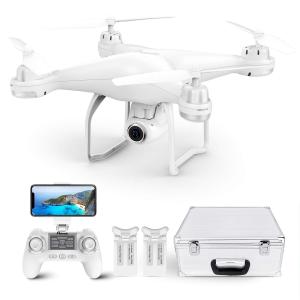 Potensic T 25 Drone with 2 K Camera for Adults、RC FPV GPS Drone with WiFi Live Video、Auto Return Home、Altitude Hold、Follow Me、Custom Flight｜saharacanvas