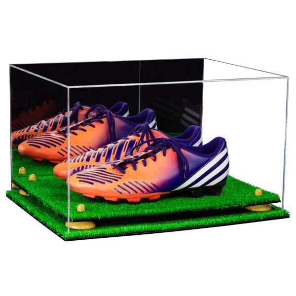 Better Display Cases アクリル ラージ 靴 ペア ディスプレイケース サッカース...