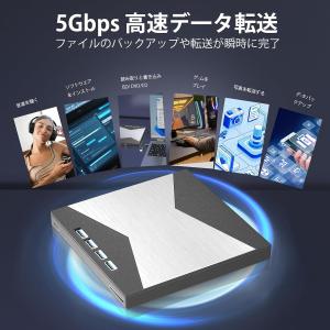 外付けブルーレイドライブ 4K UHD BD再...の詳細画像4