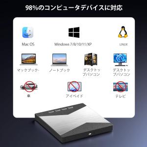 外付けブルーレイドライブ 4K UHD BD再...の詳細画像5