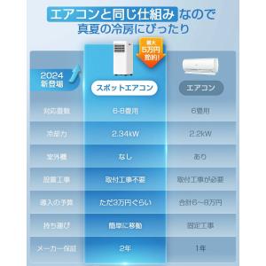 スポットクーラー 業務用 家庭用 小型 エアコ...の詳細画像3