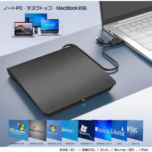 外付けDVDドライブ USB3.0 USB2....の詳細画像3