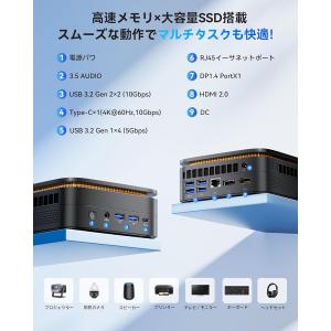 ミニpc windows11 mini pc ...の詳細画像5