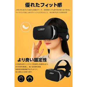 VRゴーグル スマホ用 ヘッドホン一体型 ステ...の詳細画像1