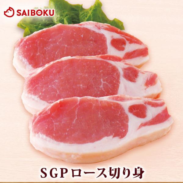 ギフト ホワイトデー 内祝い 肉 SGP ロース 切身 120g×3枚 贈り物 贈答品 お礼 お取り...