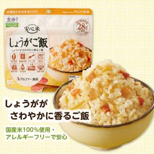 アルファー食品 安心米 しょうがご飯(玄米入り...の詳細画像1