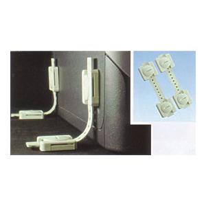 OA機器用耐震固定バンド リンクストッパー2本組　地震などによる転倒落下事故防止（防災 地震 転倒防...