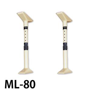 家具転倒防止器具 マグニチュード7 ML-80 茶 （2本1組） : 防災の