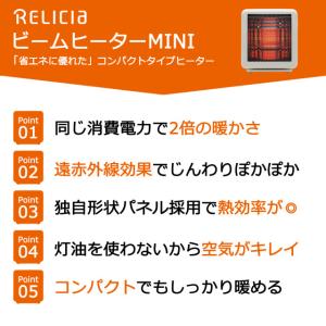 [RELICIA] ビームヒーターミニ RLC...の詳細画像2