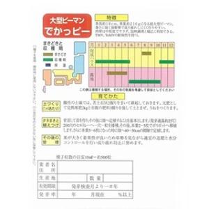 ピーマンの種 でかっピー 小袋(0.2ml) ...の詳細画像1