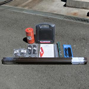 ソーラー 電気柵 100m セット 2段張り アポロ エリアシステム SP-2013