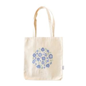 刺繍トートバッグ Lローズ IT001-1 バラ ばら かわいい 花 花柄 かばん