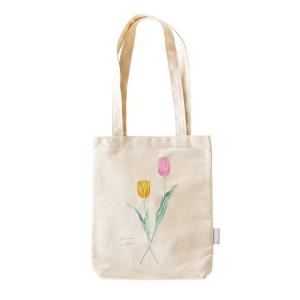 2個セット 刺繍入り巾着袋 ミモザ IT004-3 かわいい 花 花柄 巾着 巾着