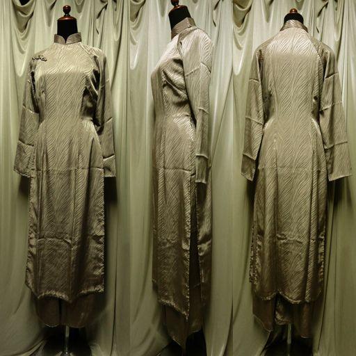 上下セットカラーのアオザイ!!　SIZE S