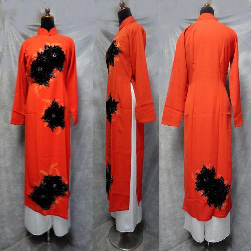 ダイナミックなデザインアオザイ！!　　SIZE L