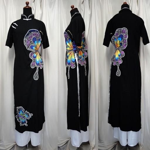 斬新なデザインが目を引くアオザイ!!　SIZE Ｌ
