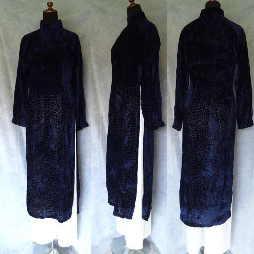高級　フロッキー!!　ステキなアオザイ!!　　SIZE L