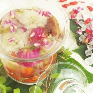花茶 紅八宝茶5包 フラワーティー お花 センニチコウ クコの実 ナツメ