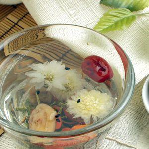 花茶　白八宝茶5包　菊 竜眼 クコの実 ナツメ｜saika